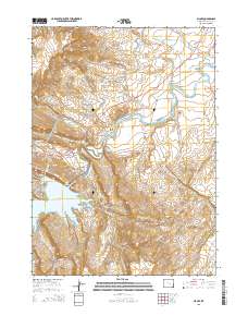 Alcova 2015 topographic map thumbnail