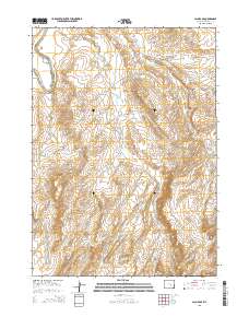 Alcova SE 2015 topographic map thumbnail