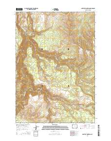 Amethyst Mountain 2015 topographic map thumbnail
