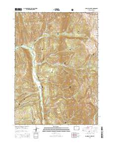 Blind Bull Creek 2015 topographic map thumbnail