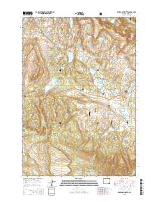 Beartooth Butte 2015 topographic map thumbnail