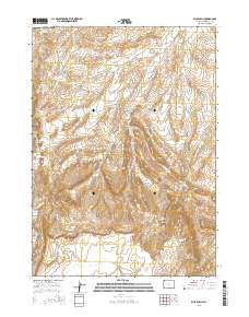 Blue Gulch 2015 topographic map thumbnail