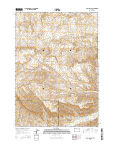 Blue Mesa East 2015 topographic map thumbnail
