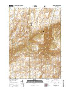 Banner Mountain 2015 topographic map thumbnail