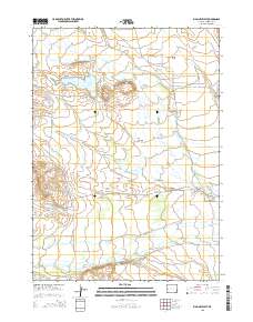 Big Piney West 2015 topographic map thumbnail