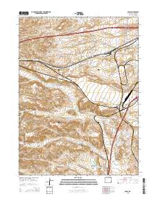 Borie 2015 topographic map thumbnail