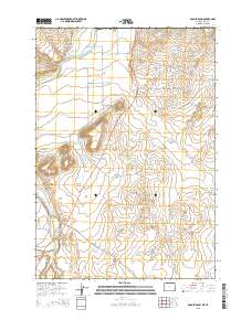Badger Basin 2015 topographic map thumbnail