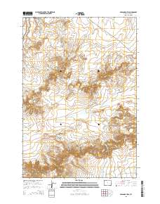 Badlands Hills 2015 topographic map thumbnail