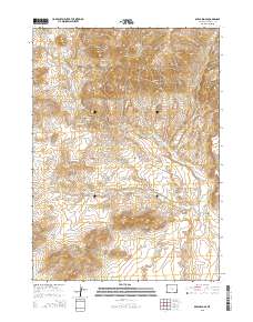 Barlow Gap 2015 topographic map thumbnail
