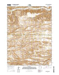 Cattail Ranch 2015 topographic map thumbnail