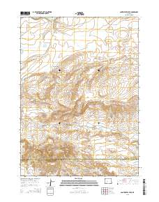 Continental Peak 2015 topographic map thumbnail