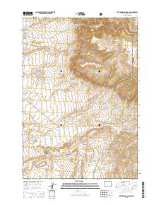 Cottonwood Canyon 2015 topographic map thumbnail