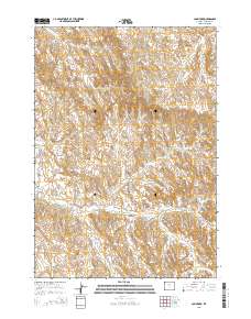 Cabin Fork 2015 topographic map thumbnail