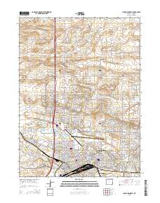 Cheyenne North 2015 topographic map thumbnail