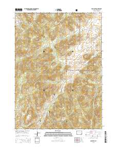 Buck Peak 2015 topographic map thumbnail