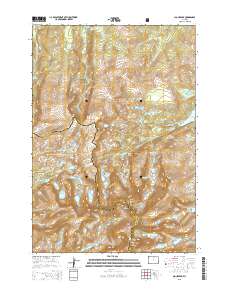 Cloud Peak 2015 topographic map thumbnail
