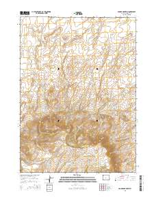 Crooks Mountain 2015 topographic map thumbnail