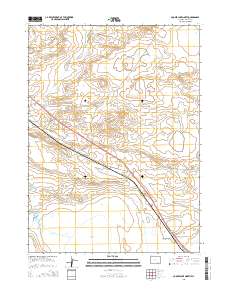 Cooper Lake North 2015 topographic map thumbnail