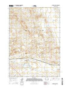 Burlington Lake 2015 topographic map thumbnail