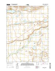 Caldwell Lake 2015 topographic map thumbnail