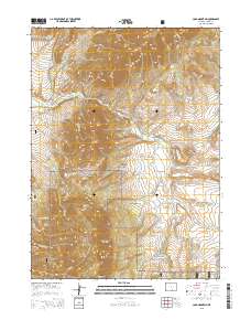 Coad Mountain 2015 topographic map thumbnail