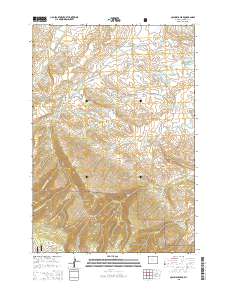 Columbus Peak 2015 topographic map thumbnail
