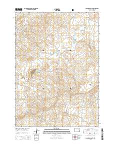 Coal Draw South 2015 topographic map thumbnail