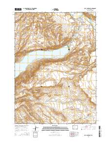 Bull Lake East 2015 topographic map thumbnail