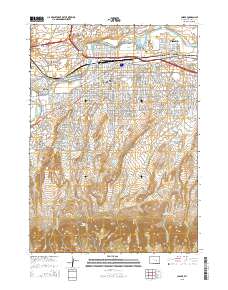 Casper 2015 topographic map thumbnail