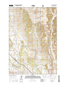 Clay Spur 2015 topographic map thumbnail