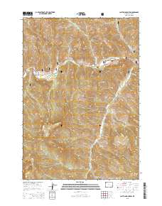 Clayton Mountain 2015 topographic map thumbnail