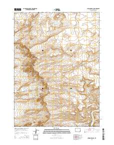 Chrisman Ranch 2015 topographic map thumbnail