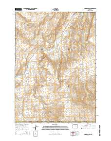 Cornell Gulch 2015 topographic map thumbnail