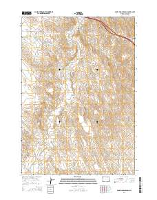 Crazy Woman Ranch 2015 topographic map thumbnail
