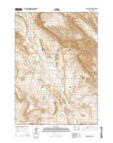 Crowheart NE 2015 topographic map thumbnail