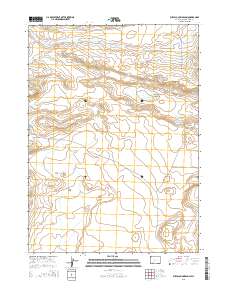 Buffalo Hump Basin 2015 topographic map thumbnail