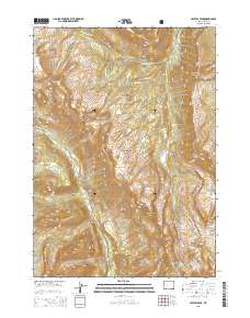 Crystal Peak 2015 topographic map thumbnail