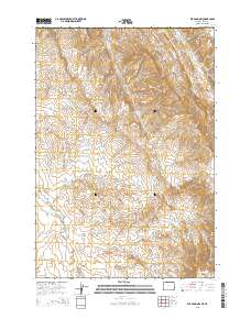 Elk Basin NW 2015 topographic map thumbnail