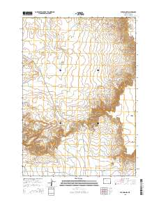 Elk Basin SW 2015 topographic map thumbnail