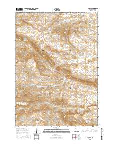 Elk Butte 2015 topographic map thumbnail