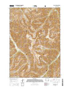 Francs Peak 2015 topographic map thumbnail