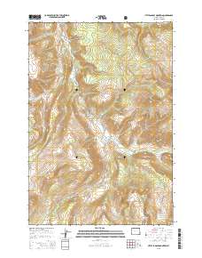 Little Saddle Mountain 2015 topographic map thumbnail