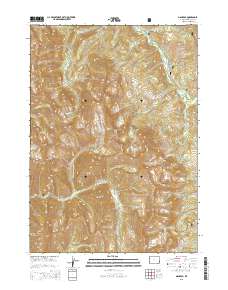 Man Peak 2015 topographic map thumbnail