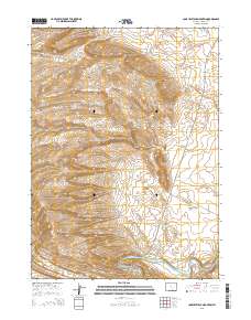 Lone Haystack Mountain 2015 topographic map thumbnail