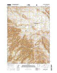 Maneater Creek 2015 topographic map thumbnail