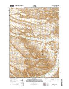 Meeteetse West 2015 topographic map thumbnail