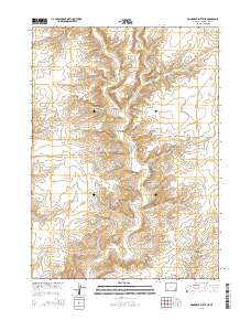 Monument Butte NE 2015 topographic map thumbnail