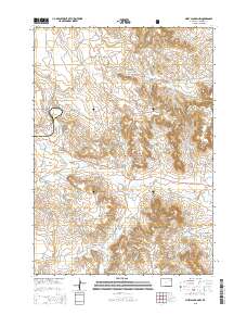 Piney Canyon NW 2015 topographic map thumbnail