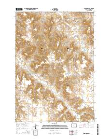 Kline Draw 2015 topographic map thumbnail