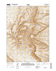 Pine Butte 2015 topographic map thumbnail
